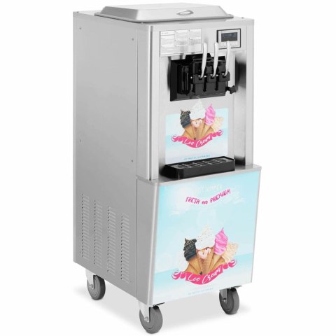 Maszyna automat do lodów włoskich 2140 W 33 l/h - 3 smaki Royal Catering Maszyna automat do lodów włoskich 2140 W 33 l/h - 3 smaki Royal Catering