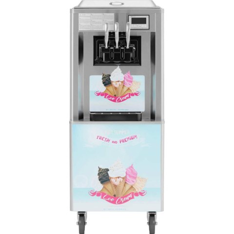 Maszyna automat do lodów włoskich 2140 W 33 l/h - 3 smaki Royal Catering Maszyna automat do lodów włoskich 2140 W 33 l/h - 3 smaki Royal Catering