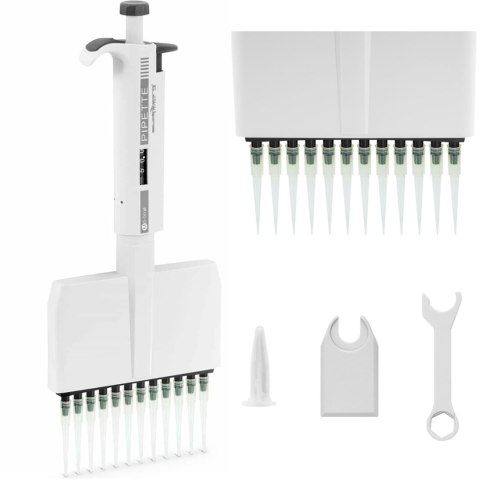 Pipeta laboratoryjna 12 kanałowa ręczna 0.005-0.05 ml Steinberg Systems Pipeta laboratoryjna 12 kanałowa ręczna 0.005-0.05 ml Steinberg Systems
