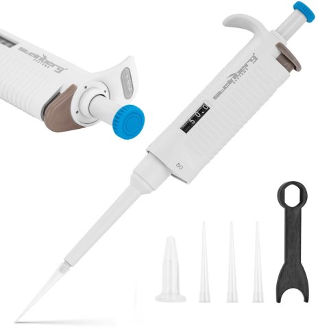 Pipeta laboratoryjna jednokanałowa 0.005-0.05 ml Steinberg Systems Pipeta laboratoryjna jednokanałowa 0.005-0.05 ml Steinberg Systems