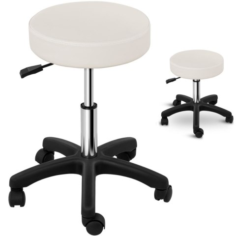 Taboret stołek kosmetyczny obrotowy na kółkach Physa AVERSA - beżowy Physa Taboret stołek kosmetyczny obrotowy na kółkach Physa AVERSA - beżowy Physa
