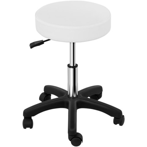 Taboret stołek kosmetyczny obrotowy na kółkach Physa AVERSA - biały Physa Taboret stołek kosmetyczny obrotowy na kółkach Physa AVERSA - biały Physa