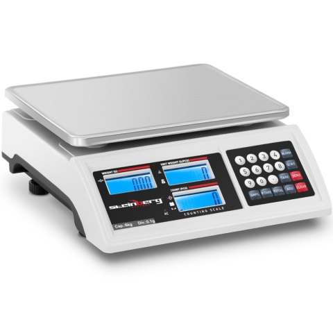 Waga sklepowa handlowa licząca LCD RS232 6000 g / 0.1 g Steinberg Systems Waga sklepowa handlowa licząca LCD RS232 6000 g / 0.1 g Steinberg Systems