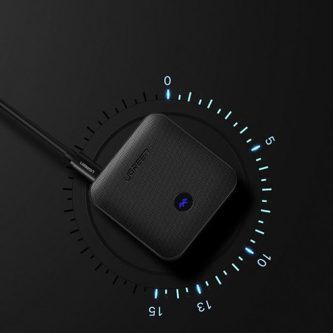 2w1 Nadajnik + odbiornik transmiter Bluetooth 5.0 do muzyki czarny UGREEN 2w1 Nadajnik + odbiornik transmiter Bluetooth 5.0 do muzyki czarny UGREEN