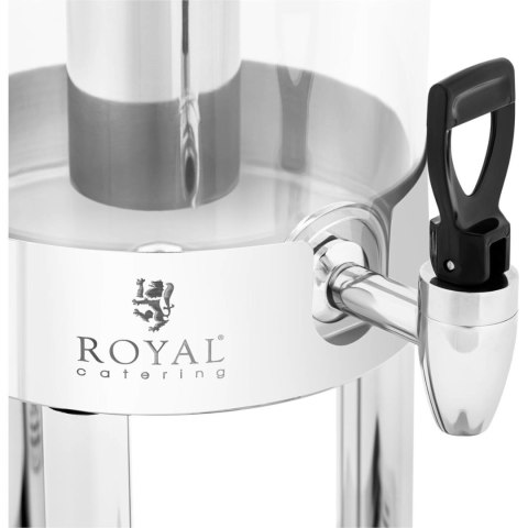 Dozownik dyspenser bufetowy do soków napojów z systemem chłodzenia 5.5 l Royal Catering Dozownik dyspenser bufetowy do soków napojów z systemem chłodzenia 5.5 l Royal Catering