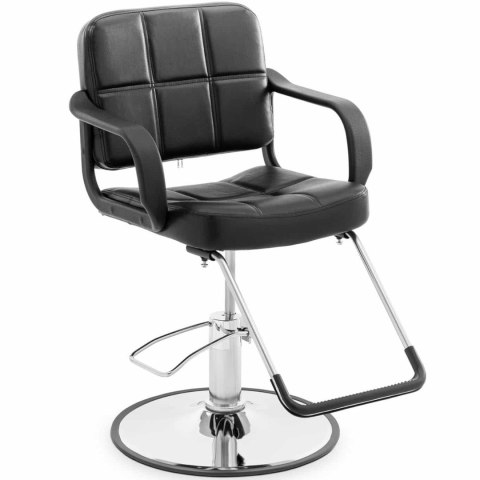 Fotel fryzjerski barberski kosmetyczny z podnóżkiem Physa EPSOM - czarny Physa Fotel fryzjerski barberski kosmetyczny z podnóżkiem Physa EPSOM - czarny Physa