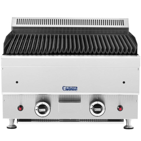 Grill lawowy na gaz ziemny ryflowany 50 x 47 cm 2 x 7200 W Royal Catering Grill lawowy na gaz ziemny ryflowany 50 x 47 cm 2 x 7200 W Royal Catering
