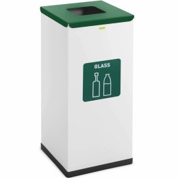 Kosz pojemnik do segregacji sortowania śmieci odpadów 60 l - szkło Ulsonix