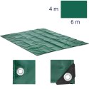 Plandeka płachta ochronna okryciowa z oczkami PVC 650 g/m2 600 x 400 cm WIESENFIELD