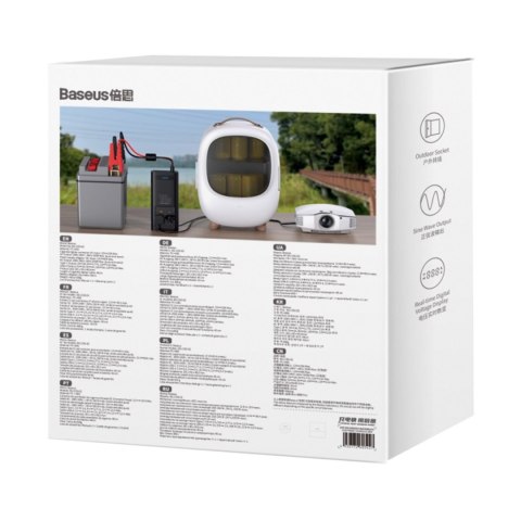 Samochodowa przetwornica napięcia prądu 12V na 230V 500W wtyczka EU i CN BASEUS Samochodowa przetwornica napięcia prądu 12V na 230V 500W wtyczka EU i CN BASEUS