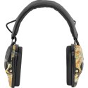Słuchawki ochronne wygłuszające zagłuszki aktywne strzeleckie AUX - camo MSW