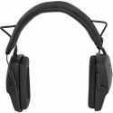 Słuchawki ochronne wygłuszające zagłuszki aktywne strzeleckie AUX - czarne MSW