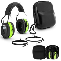 Słuchawki wygłuszające aktywne zagłuszki ochronne z radiem AUX MP3 Bluetooth - zielone MSW