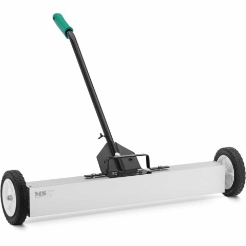 Miotła zamiatarka magnetyczna do zbierania opiłków gwoździ na kółkach szer. 75 cm MSW Miotła zamiatarka magnetyczna do zbierania opiłków gwoździ na kółkach szer. 75 cm MSW