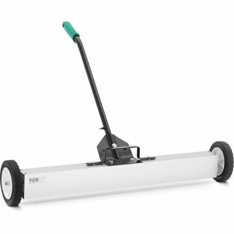 Miotła zamiatarka magnetyczna do zbierania opiłków gwoździ na kółkach szer. 90 cm MSW Miotła zamiatarka magnetyczna do zbierania opiłków gwoździ na kółkach szer. 90 cm MSW
