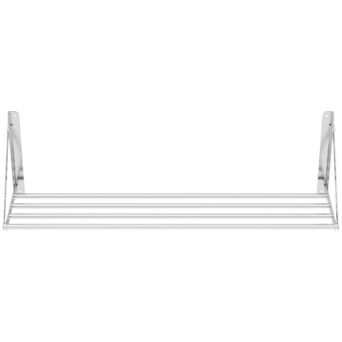 Półka ścienna składana ze stali nierdzewnej do 40 kg 120 x 45 cm Royal Catering Półka ścienna składana ze stali nierdzewnej do 40 kg 120 x 45 cm Royal Catering