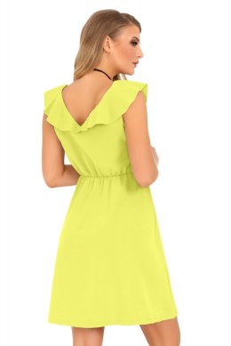 Sukienka Annag Kiwi Żółto-Zielony M