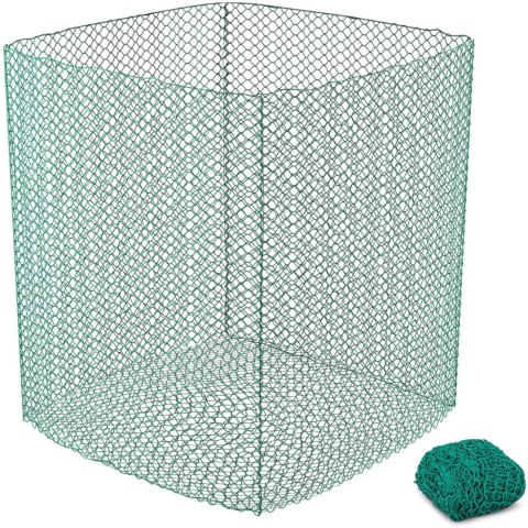 Siatka na siano w belach snopkach do karmienia koni oczka 45 x 45 mm 1.4 x 1.4 x 1.6 m WIESENFIELD Siatka na siano w belach snopkach do karmienia koni oczka 45 x 45 mm 1.4 x 1.4 x 1.6 m WIESENFIELD