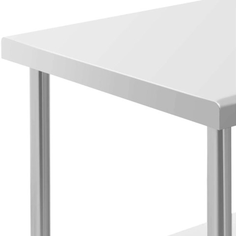 Stół metalowy gastronomiczny na kółkach z półką STAL 70 x 100 cm Royal Catering Stół metalowy gastronomiczny na kółkach z półką STAL 70 x 100 cm Royal Catering