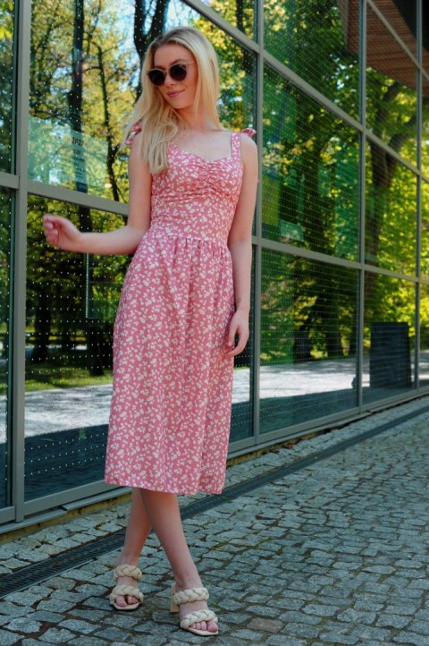 Sukienka Greta Różowy ONE SIZE Sukienka Greta Różowy ONE SIZE