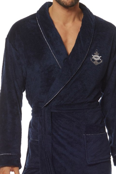 Szlafrok Marine 2114 Dark Blue Dark Blue M Szlafrok Marine 2114 Dark Blue Dark Blue M