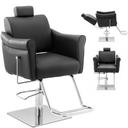 Fotel fryzjerski barberski kosmetyczny z podnóżkiem Physa HEDON - czarny Physa