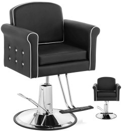 Fotel fryzjerski barberski kosmetyczny z podnóżkiem Physa TRING - czarny Physa