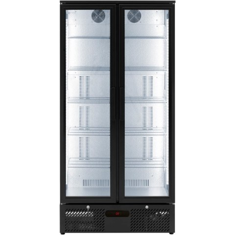 Lodówka chłodziarka barowa na napoje 2-drzwiowa przeszklona 458 l 295 W Royal Catering Lodówka chłodziarka barowa na napoje 2-drzwiowa przeszklona 458 l 295 W Royal Catering