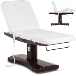 Łóżko stół leżanka kosmetyczna do masażu elektryczna 200 kg MONZA - biała Physa