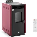Piec piecyk kominek na pellet wolnostojący z pilotem 50-150 m3 6000 W MSW