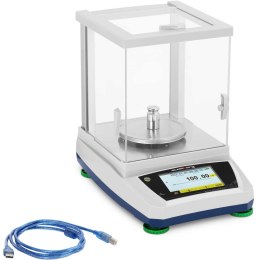 Waga laboratoryjna analityczna ze szklaną osłoną panelem dotykowym LCD 1200 g / 0.01 g Steinberg Systems