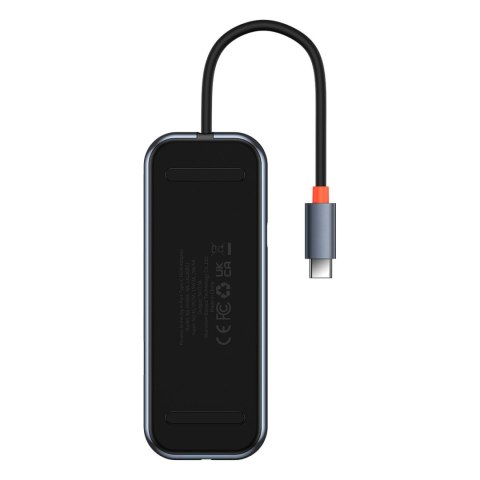 AcmeJoy HUB 4-portowy USB-C 3xUSB 3.0 ciemnoszary BASEUS AcmeJoy HUB 4-portowy USB-C 3xUSB 3.0 ciemnoszary BASEUS