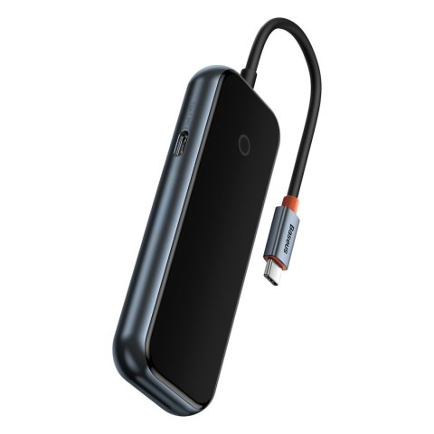 AcmeJoy HUB 4-portowy USB-C 3xUSB 3.0 ciemnoszary BASEUS AcmeJoy HUB 4-portowy USB-C 3xUSB 3.0 ciemnoszary BASEUS