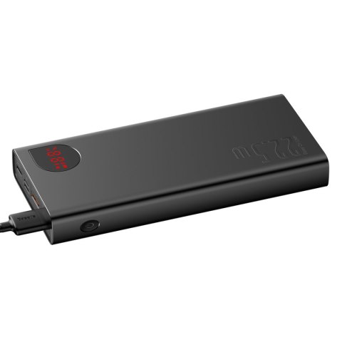 Adaman powerbank z szybkim ładowaniem 20000mAh 22.5W kabel USB-C 0.3m czarny BASEUS Adaman powerbank z szybkim ładowaniem 20000mAh 22.5W kabel USB-C 0.3m czarny BASEUS