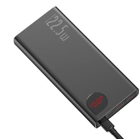 Adaman powerbank z szybkim ładowaniem 20000mAh 22.5W kabel USB-C 0.3m czarny BASEUS Adaman powerbank z szybkim ładowaniem 20000mAh 22.5W kabel USB-C 0.3m czarny BASEUS