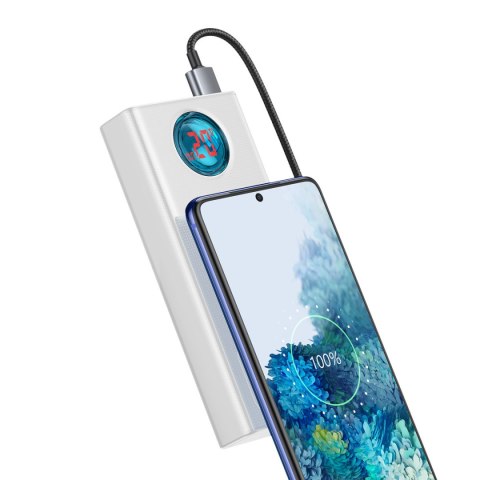 Amblight powerbank 65W 30000mAh Overseas Edition biały BASEUS Amblight powerbank 65W 30000mAh Overseas Edition biały BASEUS