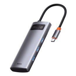 Multifunkcjonalny HUB USB 5w1 USB-C PD 100W HDMI szary BASEUS