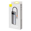 Multifunkcjonalny HUB USB 5w1 USB-C PD 100W HDMI szary BASEUS