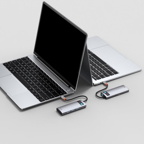 Multifunkcjonalny HUB USB 5w1 USB-C PD 100W HDMI szary BASEUS Multifunkcjonalny HUB USB 5w1 USB-C PD 100W HDMI szary BASEUS