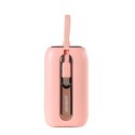 Powerbank 10000mAh Colorful Series 22.5W z kablami USB-C i Iphone Lightning różowy JOYROOM