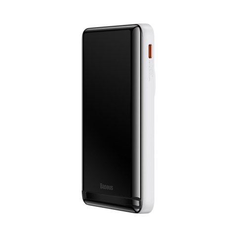 Powerbank z bezprzewodowym ładowaniem MagSafe 10000mAh 20W kabel USB-C 0.5m biały BASEUS Powerbank z bezprzewodowym ładowaniem MagSafe 10000mAh 20W kabel USB-C 0.5m biały BASEUS