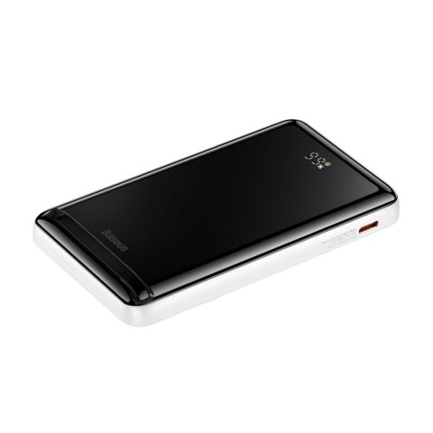 Powerbank z bezprzewodowym ładowaniem MagSafe 10000mAh 20W kabel USB-C 0.5m biały BASEUS Powerbank z bezprzewodowym ładowaniem MagSafe 10000mAh 20W kabel USB-C 0.5m biały BASEUS