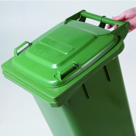 Pojemnik kosz kubeł na odpady śmieci EUROPLAST 80L zielony Europlast Austria Pojemnik kosz kubeł na odpady śmieci EUROPLAST 80L zielony Europlast Austria