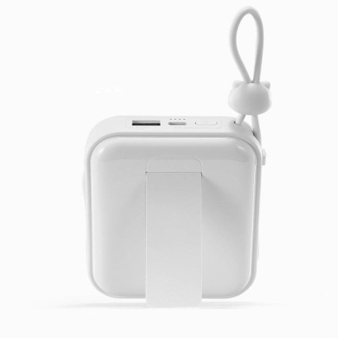 Powerbank z podstawką kabel USB-C i Iphone Lightning Cutie Series 10000mAh 22.5W biały JOYROOM Powerbank z podstawką kabel USB-C i Iphone Lightning Cutie Series 10000mAh 22.5W biały JOYROOM