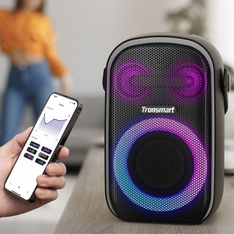 Głośnik bezprzewodowy Bluetooth 60W Halo 100 czarny Tronsmart Głośnik bezprzewodowy Bluetooth 60W Halo 100 czarny Tronsmart