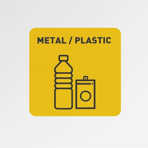 Kosz pojemnik do segregacji sortowania śmieci odpadów 60 l - metal plastik Ulsonix Kosz pojemnik do segregacji sortowania śmieci odpadów 60 l - metal plastik Ulsonix