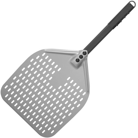 Łopata do pizzy z krótką rączką perforowana kwadratowa 350 x 710 mm - Hendi 618080 Hendi Łopata do pizzy z krótką rączką perforowana kwadratowa 350 x 710 mm - Hendi 618080 Hendi