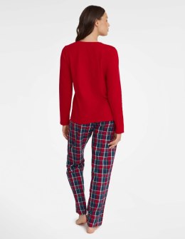 Piżama Glance 40938-33X Czerwona Czerwony XL