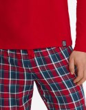 Piżama Glance 40950-33X Czerwona Czerwony XXL