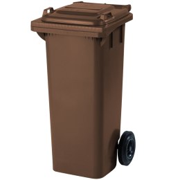 Pojemnik kosz kubeł na BIO odpady śmieci EUROPLAST 80L brązowy Europlast Austria
